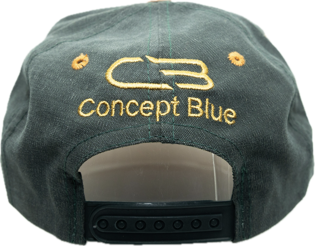 Athletics Logo Vintage Snapback(Forest Green)